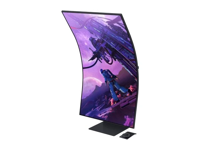 Samsung odyssey ark - curved smart gaming monitor - 165hz - 55 inch - afbeelding 2 van  4