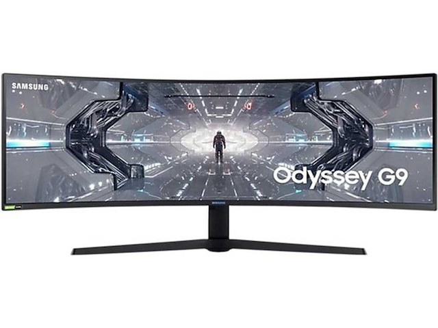 Samsung odyssey c49g94tssr 124,5 cm (49") 5120 x 1440 pixels ultrawide dual quad hd led zwart, wit - afbeelding 1 van  2