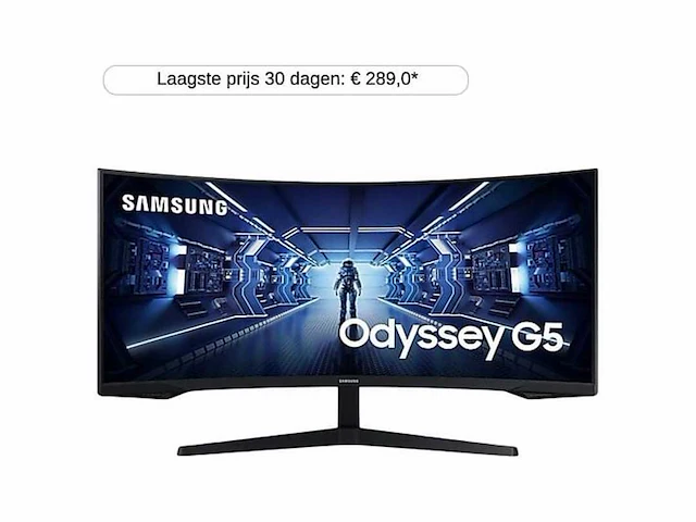 Samsung odyssey g5 lc34g55twwpxen - 34 inch - 3440 x 1440 (uw quad hd) - 1 ms - 165 hz - afbeelding 1 van  2