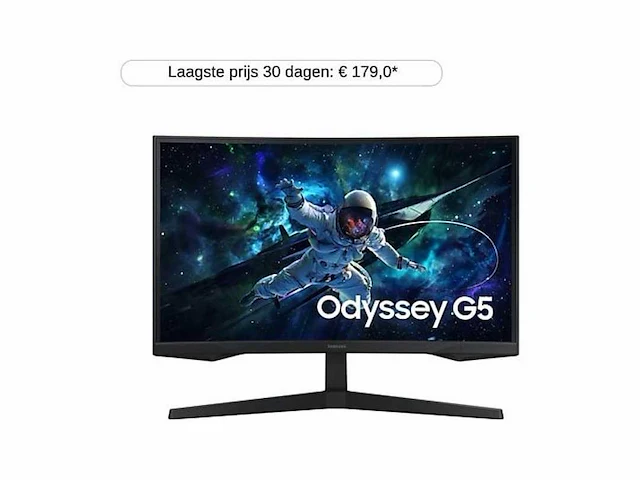Samsung odyssey g5 ls27cg552euxen - 27 inch - 2560 x 1440 (quad hd) - 1 ms - 165 hz - afbeelding 1 van  2