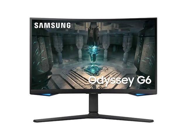Samsung odyssey g6 ls27bg650euxen - qhd smart gaming monitor - tizen - wi-fi - 240hz - 27 inch - afbeelding 1 van  2