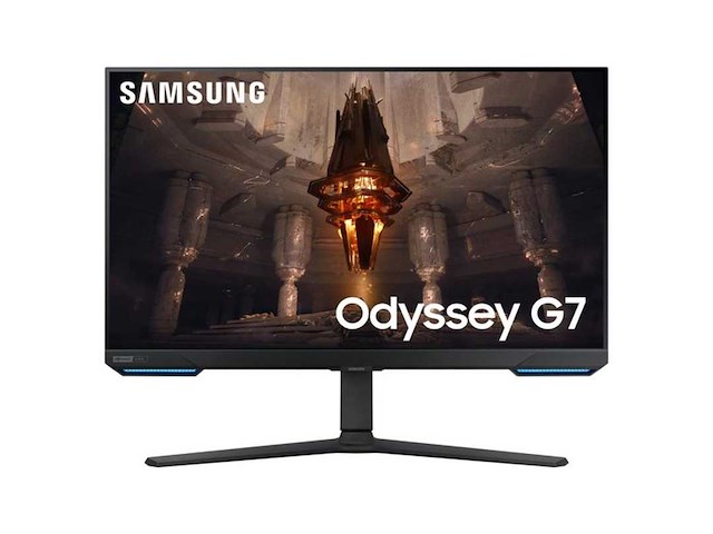 Samsung odyssey g7 ls32bg700euxen - 4k ips gaming monitor - 144hz - 32 inch - afbeelding 1 van  2
