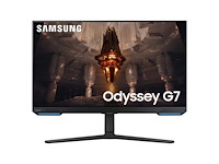 Samsung odyssey g7 ls32bg700euxen - 4k ips gaming monitor - 144hz - 32 inch - afbeelding 1 van  2