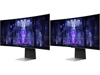 Samsung odyssey g8 ls34bg850suxen - qhd ultrawide oled smart monitor - apple airplay - tizen - wi-fi - 175hz - 34 inch - afbeelding 1 van  2