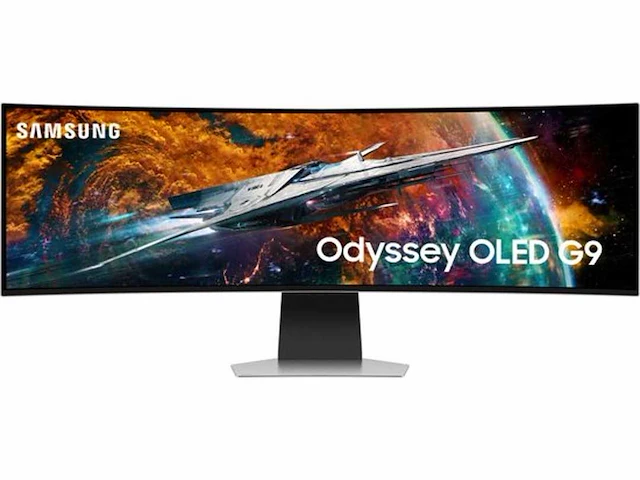 Samsung odyssey g9 ls49cg954suxen - smart oled gaming monitor - apple airplay - tizen - wi-fi - 240hz - 49 inch - afbeelding 1 van  2