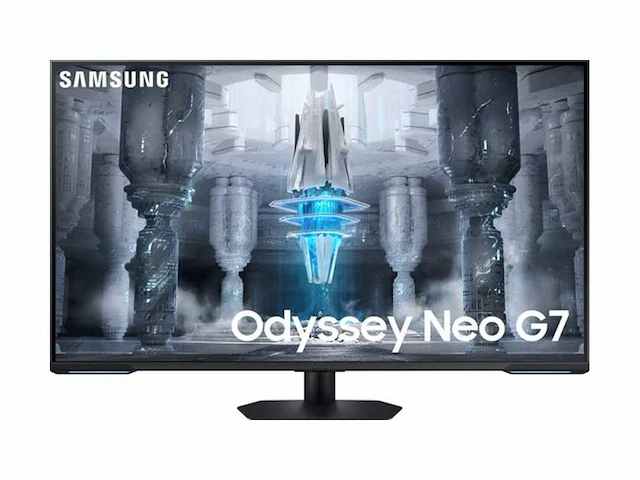 Samsung odyssey neo g7 ls43cg700nuxen - 4k smart gaming monitor - tizen - wi-fi - 43 inch - afbeelding 1 van  2
