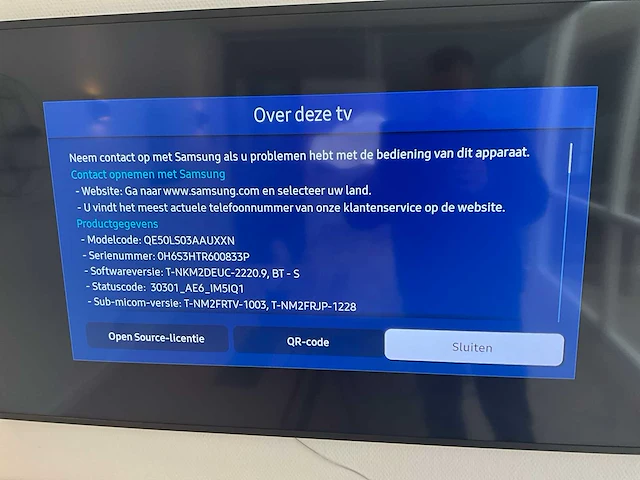 Samsung qe50lsp3a frame televisie - afbeelding 6 van  11