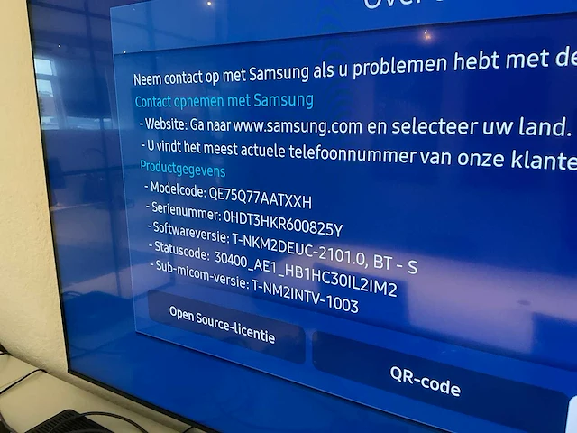 Samsung qe75q77aatxxh televisie - afbeelding 4 van  5