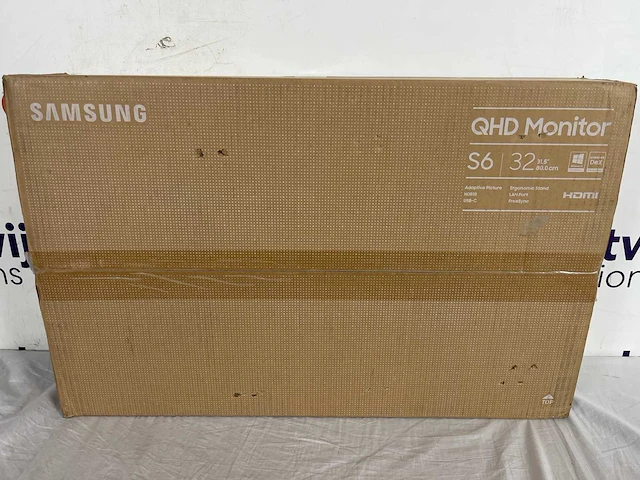 Samsung qhd monitor, model s6 - afbeelding 2 van  2