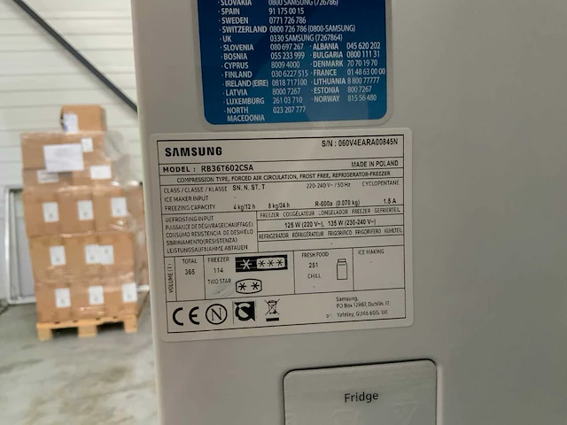 Samsung rb36t602csa koel/vries combinatie - afbeelding 8 van  8