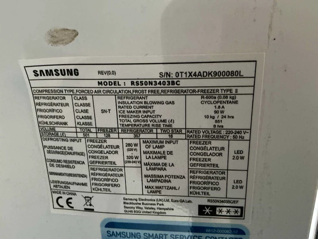 Samsung rs50n3403bc koelvriescombinatie - afbeelding 6 van  6