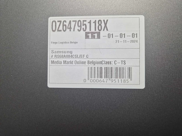 Samsung rs68a884csl/ef - amerikaanse koelkast - breedte 91.2 cm - hoogte 178 cm - inhoud 635 l - nofrost - afbeelding 5 van  6