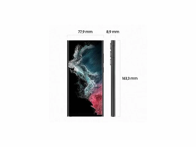 Samsung s22 ultra 5g unlocked smartphone 256gb display 6.8 dynamic amoled 2x 5 camera's 108mp phantom zwart - afbeelding 3 van  5