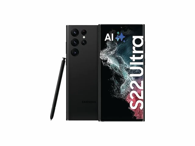 Samsung s22 ultra 5g unlocked smartphone 256gb display 6.8 dynamic amoled 2x 5 camera's 108mp phantom zwart - afbeelding 4 van  5