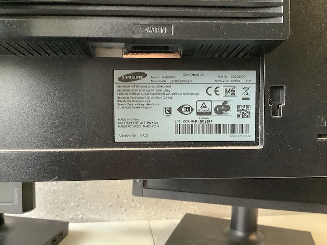 Samsung s22e650 monitor (3x) - afbeelding 5 van  8
