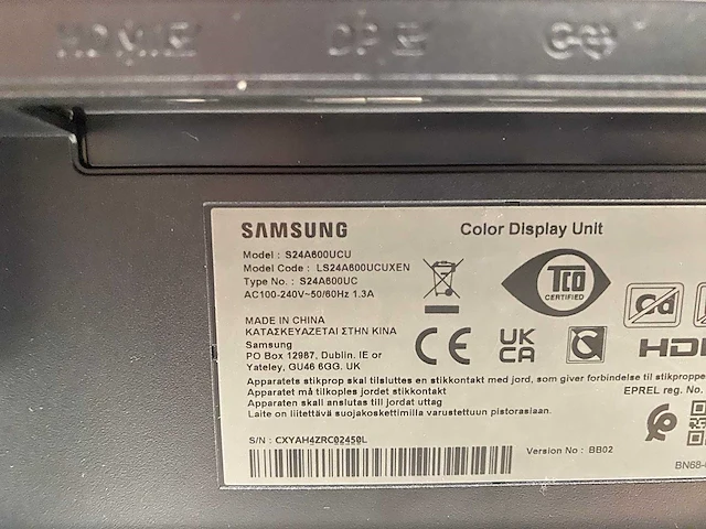 Samsung s24a600ucu - 24" monitor op voet - dp, hdmi - afbeelding 5 van  14