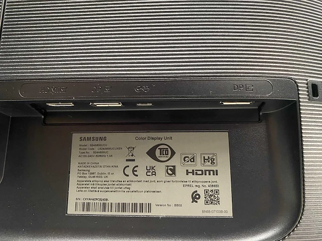 Samsung s24a600ucu - 24" monitor op voet - dp, hdmi - afbeelding 6 van  14