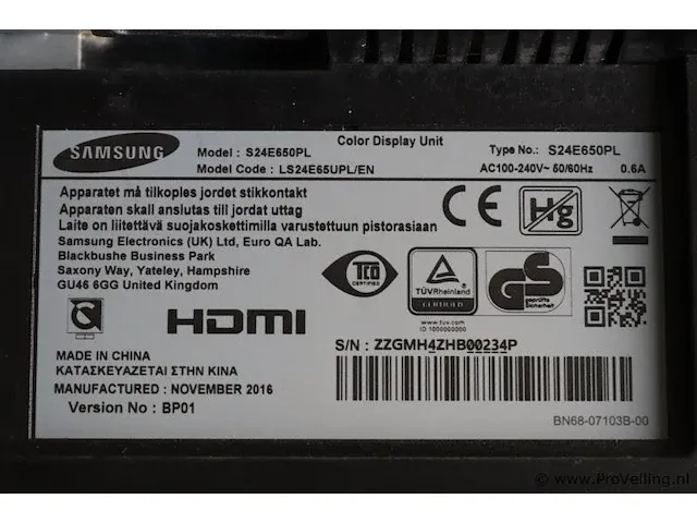 Samsung s24e650 - 55x33x49 cm - afbeelding 9 van  9