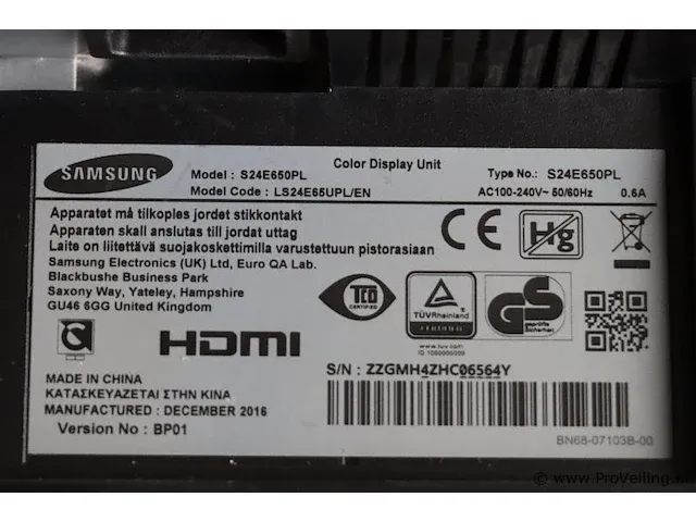 Samsung s24e650 - 55x33x49 cm - afbeelding 9 van  9