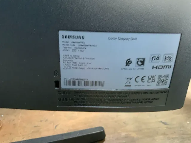 Samsung s24r356fzu monitor (3x) - afbeelding 5 van  5