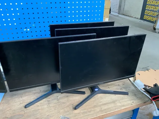Samsung s24r356fzu monitor (4x) - afbeelding 1 van  6