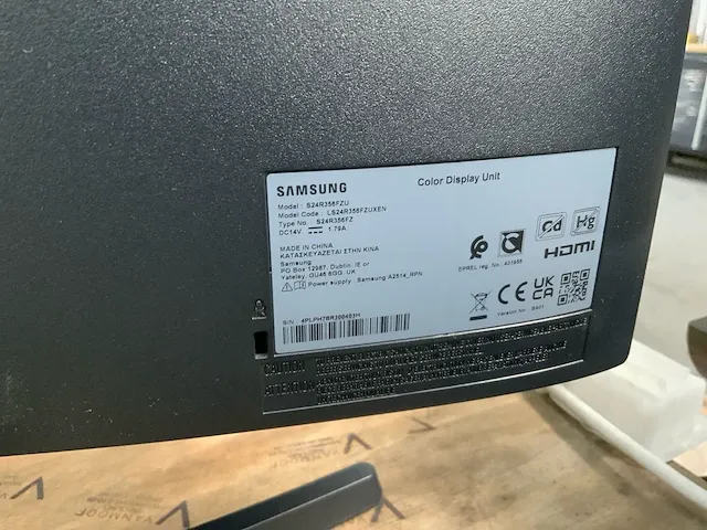 Samsung s24r356fzu monitor (4x) - afbeelding 6 van  6