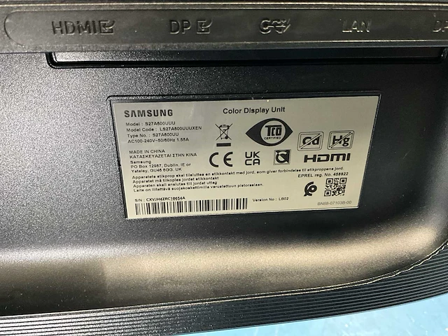 Samsung s27a6000uuu monitor (2x) - afbeelding 4 van  4