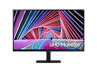 Samsung s27a706nwu led-monitor 68.6 cm (27 inch) energielabel g (a - g) 3840 x 2160 pixel uhd, 4k 5 ms hdmi, displayport, hoofdtelefoon (3.5 mm jackplug) ips - afbeelding 1 van  2