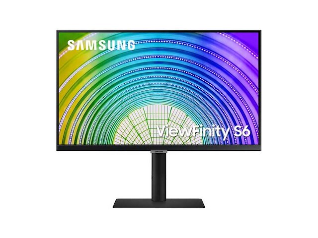 Samsung s60ua ls24a600ucuxen - qhd ips 75hz monitor - 24 inch - afbeelding 1 van  2