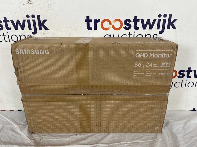 Samsung s60ua ls24a600ucuxen - qhd ips 75hz monitor - 24 inch - afbeelding 2 van  2