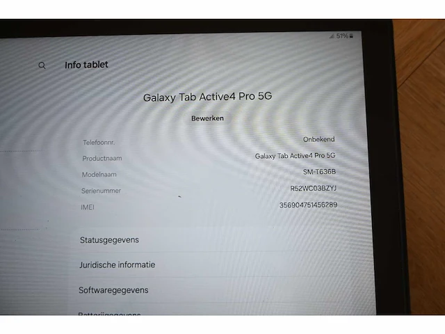Samsung sm-t636b galaxy tab active 4 pro 5g tablet - afbeelding 3 van  7