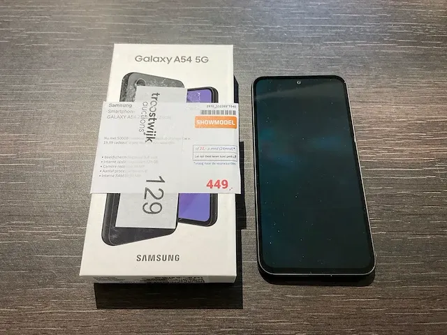 Samsung smartphone galaxy a54 zwart 128gb - afbeelding 2 van  3