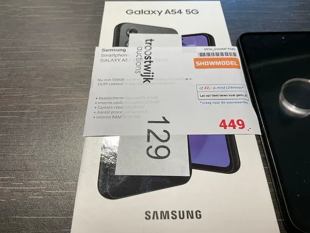 Samsung smartphone galaxy a54 zwart 128gb - afbeelding 3 van  3