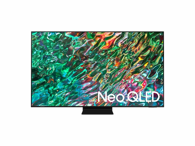 Samsung tv neo qled qe55qn90batxzt, smart tv 55" serie qn90b, neo qled 4k uhd titan zwart - afbeelding 1 van  5