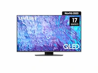 Samsung tv qe50q80catxzt qled 4k smart tv 50" processore neural quantum 4k direct full array dolby atmos ots carbon zilver - afbeelding 1 van  5
