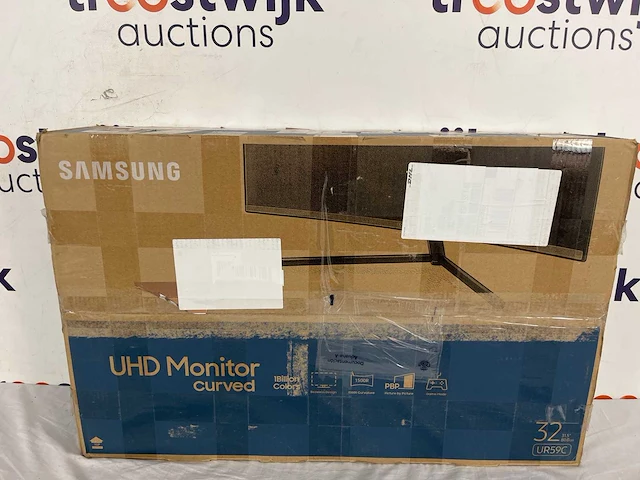 Samsung u32r594cwr - 4k va curved 60hz monitor - 32 inch - afbeelding 2 van  2