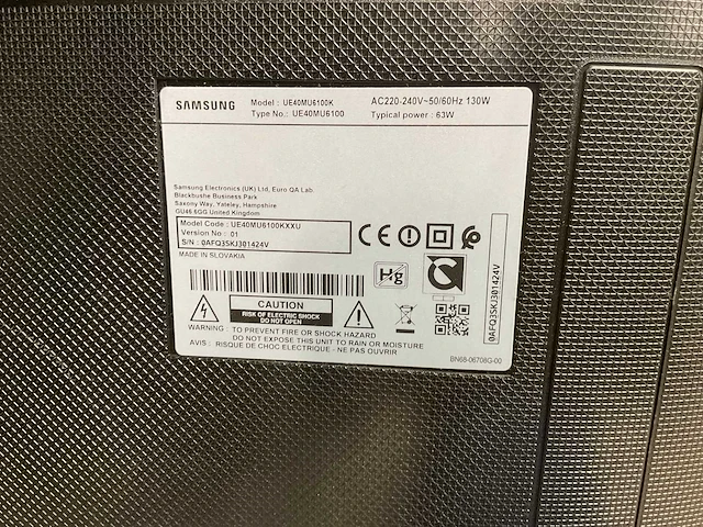 Samsung ue40mu6100k televisie (4x) - afbeelding 4 van  5