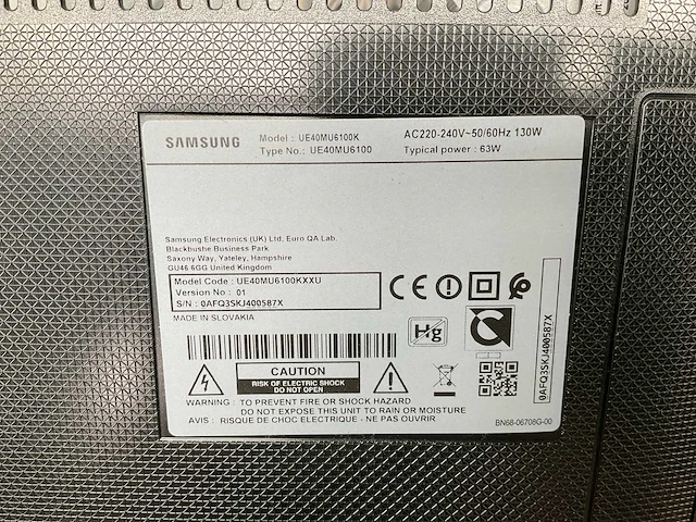 Samsung ue40mu6100k ue40mu6100 televisie - afbeelding 4 van  4