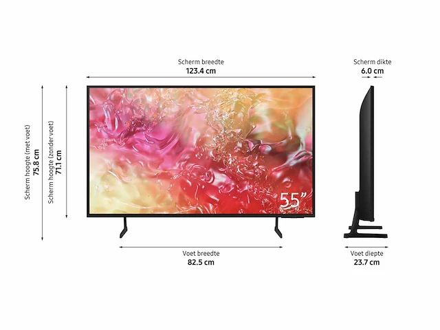 Samsung ue55du7100kxxn 55 - afbeelding 1 van  3
