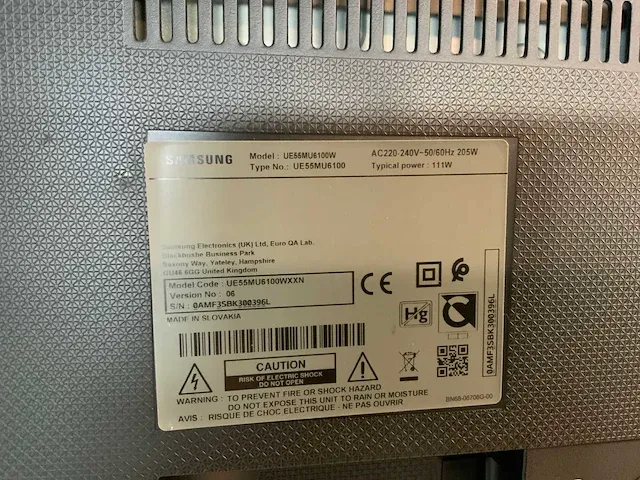 Samsung ue55mu6100w televisie - afbeelding 5 van  5