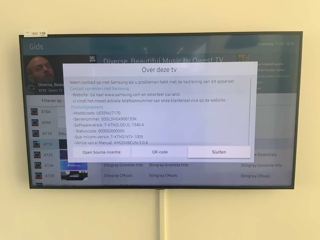 Samsung ue55nu7170 televisie - afbeelding 3 van  4