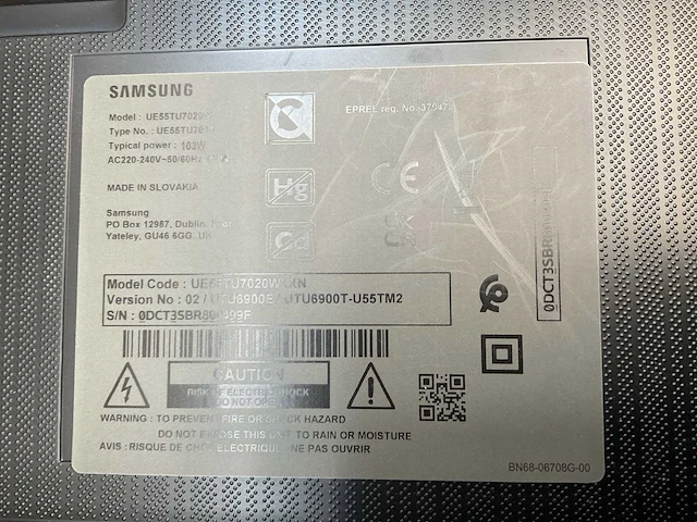 Samsung ue55tu7020w 55” televisie (2x) - afbeelding 5 van  5