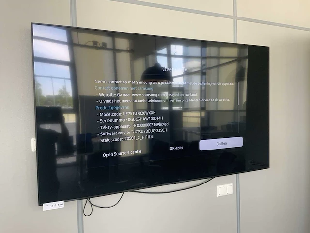 Samsung ue75tu7020wxxn televisie - afbeelding 4 van  5