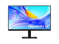 Samsung viewfinity ls27d800uauxen - 4k ips usb-c monitor - 90w - rj45 - 60hz - 27 inch - afbeelding 1 van  2