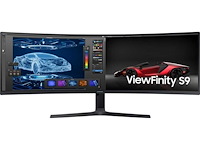 Samsung viewfinity s49a950uip - ultrawide dual quad hd qled - 60hz - 49 inch - afbeelding 1 van  2