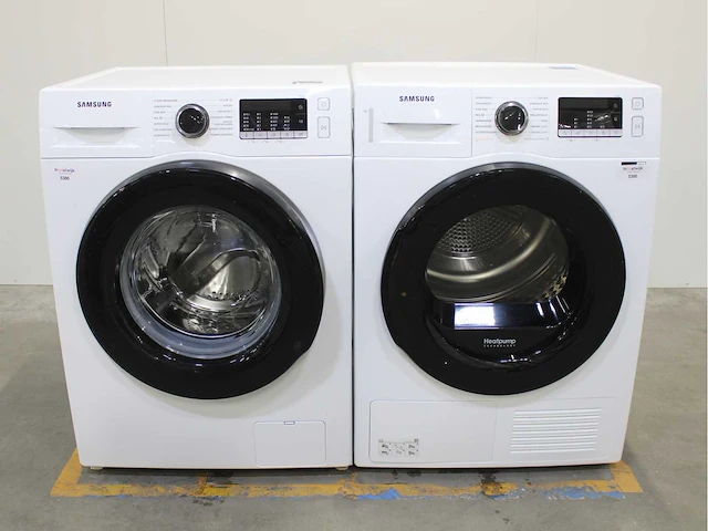 Samsung wasmachine & samsung wasdroger - afbeelding 1 van  8