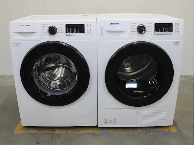 Samsung wasmachine & samsung wasdroger - afbeelding 1 van  8