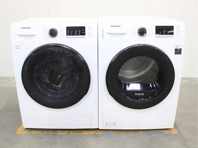 Samsung wasmachine & samsung wasdroger - afbeelding 1 van  8