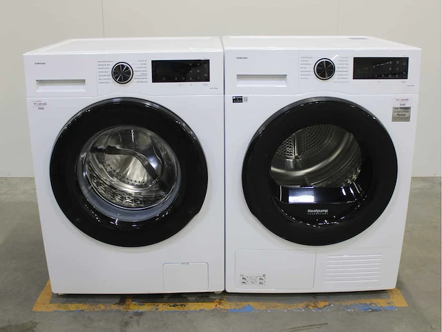 Samsung wasmachine & samsung wasdroger - afbeelding 1 van  8