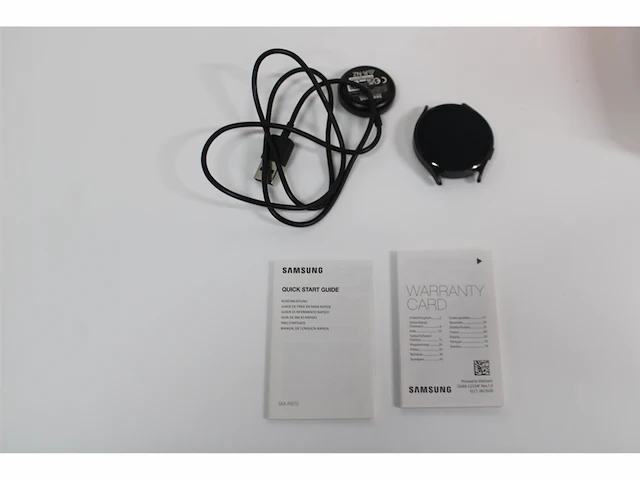 Samsung watch 4 44 mm smartwatch, gezondheidsbewaking, fitnesstracker zwart - afbeelding 2 van  2